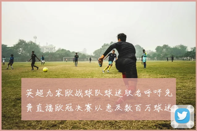 英超九家欧战球队球迷联名呼吁免费直播欧冠决赛以惠及数百万球迷